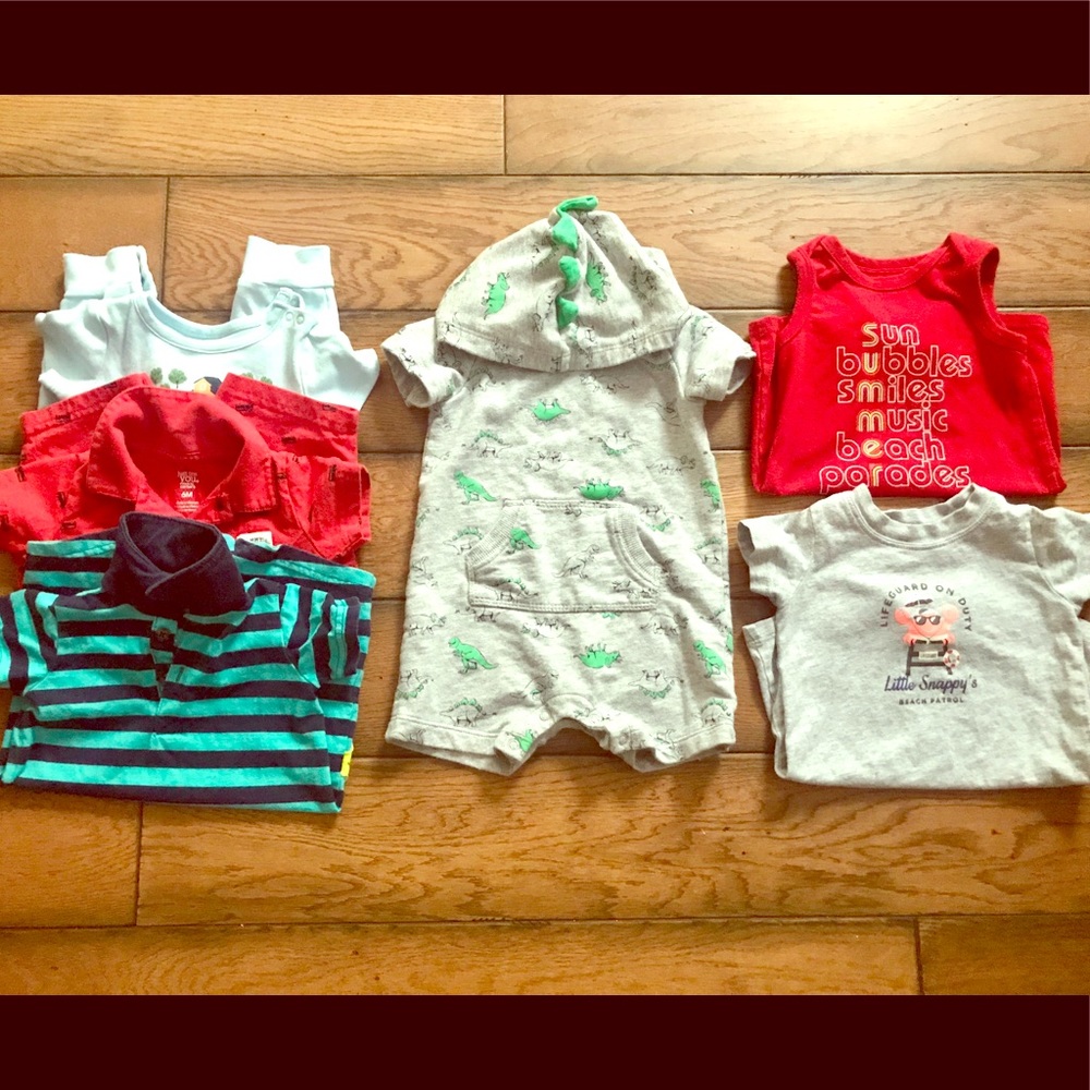 Baby boy 6 month onesies